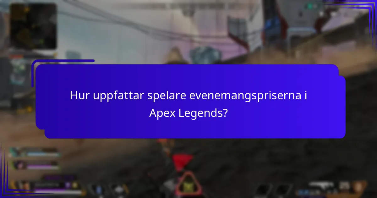 Vad säger experterna om evenemangspriser i Apex Legends?
