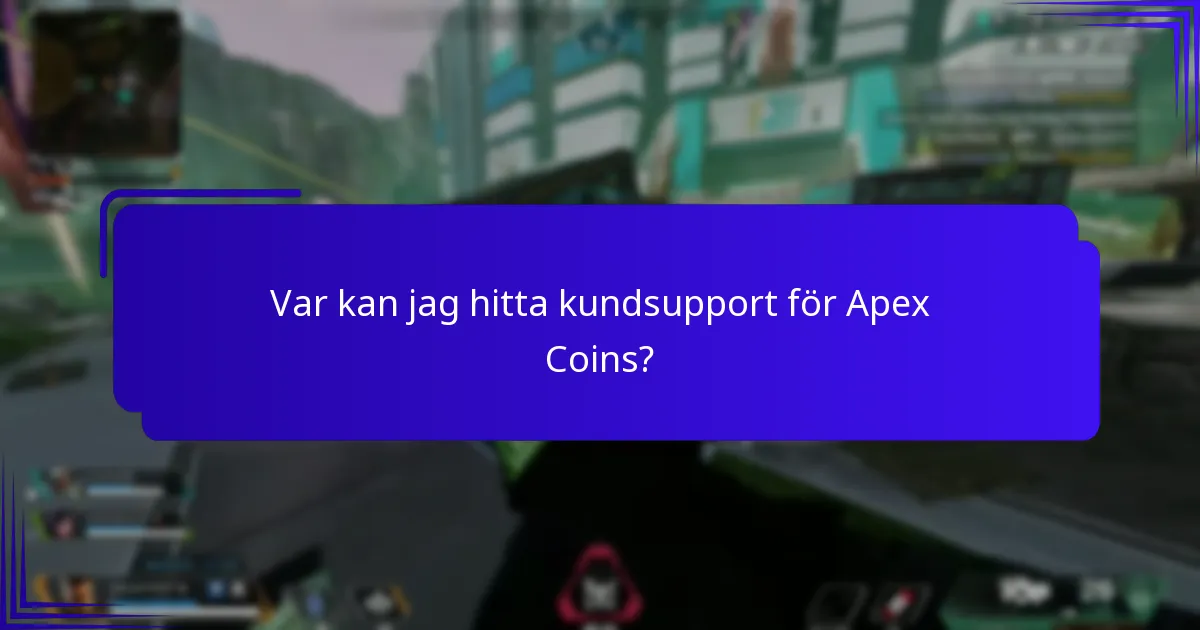 Vilka är de vanligaste FAQ:erna angående Apex Coins?