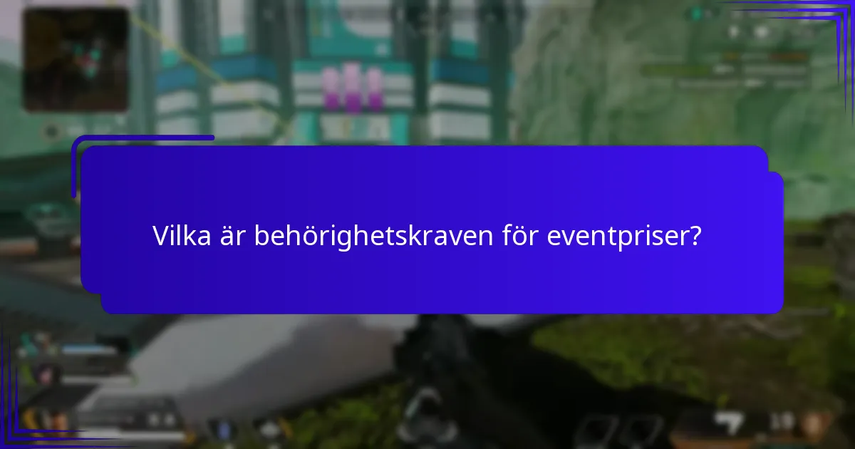 Hur väljs vinnare för eventpriser?