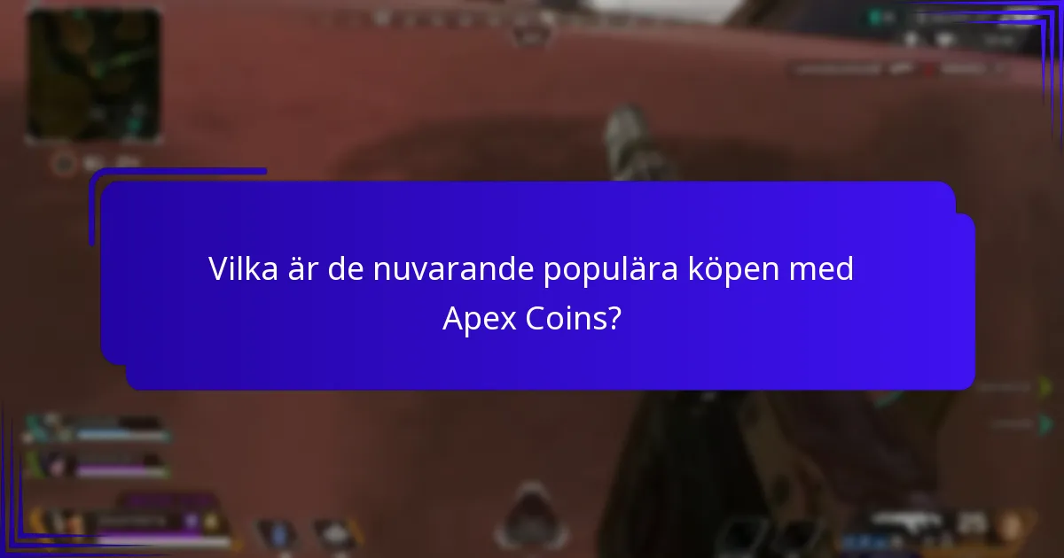Vilka är gemenskapens preferenser angående användning av Apex Coins?